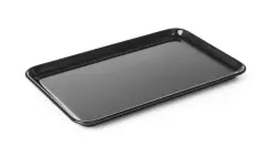 Display tray black melamine - 300x150x17 mm Waca 1306