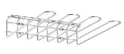 Glashängare, 3 rader, rostfri