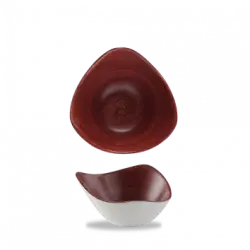 Churchill Patina Red Rust Triangular Bowl 15,3cm