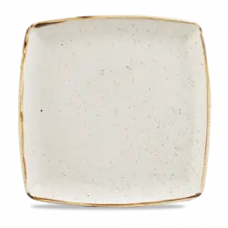 Churchill Stonecast Barley White Deep Square Tallrik 26cm