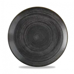 Churchill Stonecast Raw Black Evolve Tallrik 26cm
