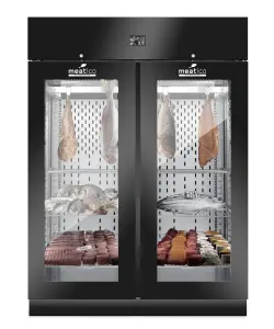 Fiskmörningskyl 1500 Black - Meatico Fish, 1500x850x2080mm