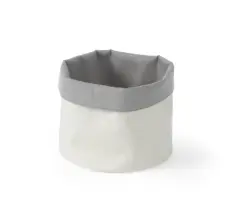 Breadbag round beige - cotton 150x150 mm