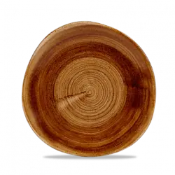 Churchill Stonecast Patina Vintage Copper Round Trace Tallrik 21cm