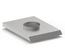 Fläns för koppling av EXH-K till ventilationssystem