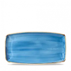 Churchill Stonecast Cornflower Blue Oblong Tallrik 34,5cm