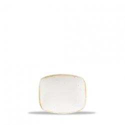 Churchill Stonecast Barley White Oblong Chefs Tallrik 12,6x15,4cm