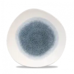 Churchill Raku Topaz Blue Round Trace Tallrik 26,4cm