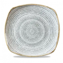 Churchill Studio Prints Stone Grey X Squared Square Tallrik 26,5cm