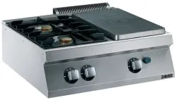 GASHÄLLSPIS + 2 BRÄNNARE BÄNKM. 800 MM - Zanussi