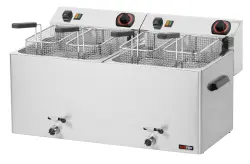 Bänkfritös 2x 11L med 4 korgar, 400V/16,2kW, RM GASTRO FE-1010 TD