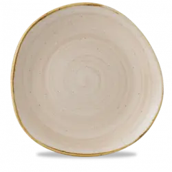 Churchill Stonecast Nutmeg Cream Round Trace Tallrik 28,6cm
