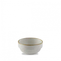 Churchill Stonecast Barley White Profile Stacking Bowl 36cl