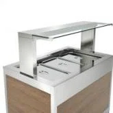 Rakt hostskydd till brygga 3 GN - Rocam drop-in