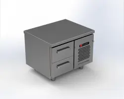 Grillkylbänk Dayton med 2 lådor - 800x660x660mm