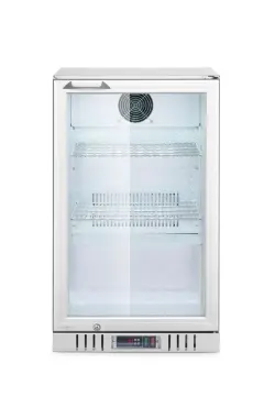 Backbar kylskåp 1 dörr, Arktic, 75L, silver, 530x500x(H)840 mm