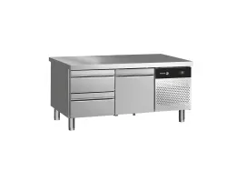 Grillkylbänk med 2+1 lådor - Concept - 1342x700x584mm - Fagor