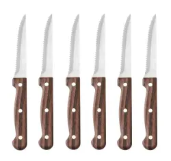 Stekkniv – 6 st, HENDI Profi Line, brun, 210 mm