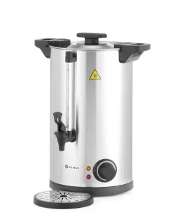 Varmdrycksdispenser dubbelväggad, HENDI, ca 60 koppar på 40 min, 9 l, 220–240 V / 1500 W, 340 x 315 x 430 mm