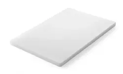 Skärbräda, HENDI, vit, 600 x 400 mm, rektangulär