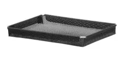 Snabbugnsplåt, non-stick, förstärkt, perforerad, HENDI, Svart, 290x190x(H)30 mm, Rektangulär