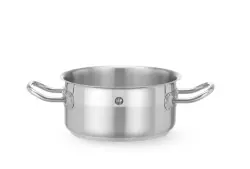 Låg gryta utan lock, HENDI Profi Line, 1,5L, Ø160x(H)75 mm, rund