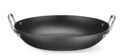 Serveringspanna i kolstål, HENDI, Ø204x240 mm