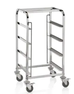 Diskbacksvagn till 4 korgar