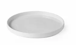 Tallrik med hög kant Oslo, HENDI, Vit, Ø280x(H)28 mm