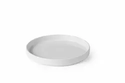Tallrik med hög kant Oslo, HENDI, Vit, Ø200x(H)25 mm