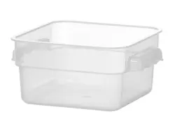 Livsmedelsbehållare med gradering, HENDI, 1,9 l, 190x190x(H)95 mm