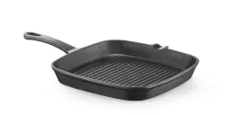 Grillpanna i gjutjärn, HENDI, 230 x 230 x 25 mm