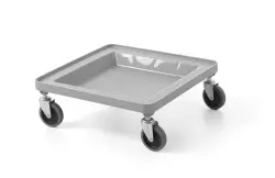 Vagn för universalställ 500x500 mm, AmerBox, grå, ljusgrå, 500x500x(H)180 mm