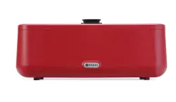 Chafing dish UNIQ, HENDI, designad av Robert Bronwasser, röd, 220–240V/700W, 607x402x(H)245 mm