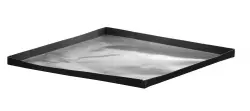 Snabbugnsplåt, non-stick, HENDI, Svart, 280x280x(H)15 mm, Kvadratisk
