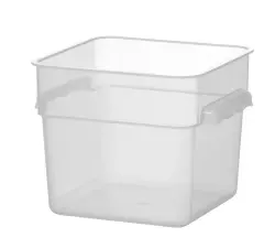 Livsmedelsbehållare med gradering, HENDI, 5,7 l, 235x235x(H)180 mm