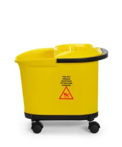 Städhink med press, HENDI, 16L, gul, 405x296x(H)340 mm