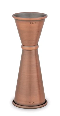 Mätkopp / Jigger 25/50 ml Antik Koppar Rostfritt Stål