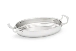 Miramar oval gratängform 30 cm – 2,6 liter, 3-ply rostfritt