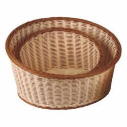Brödkorg rund 40 cm – lutande, polypropen, brun