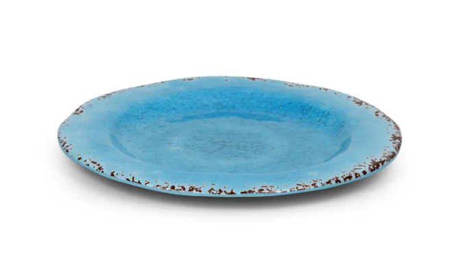 Tallrik Blue Siena melamin blå - olika storlekar