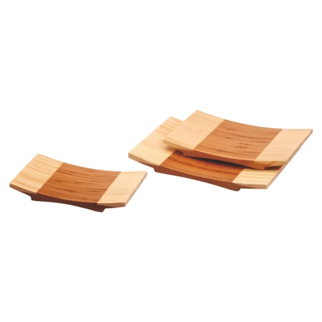 Sushibräda böjd 27 x 18 cm i bambu