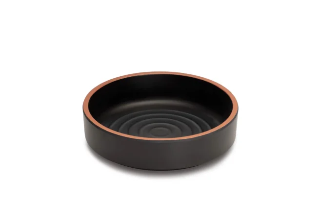 Tapastallrik Terracotta Collection melamin svart/röd