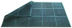 Gummimatta 90 x 150 cm svart
