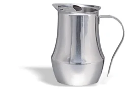 Serveringskanna 1,8 liter i rostfritt stål med isspärr