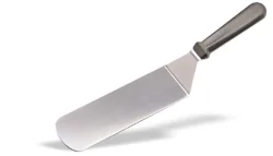 Stekspade 38 cm rostfri med svart handtag
