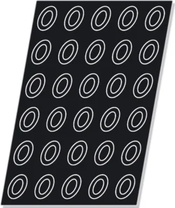 Flexipan form 24 ovala savariner 8 x 6 cm höjd 2,5 cm