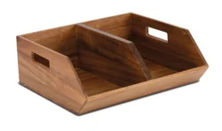 Trälåda dubbel stor 35x31 cm – Nova