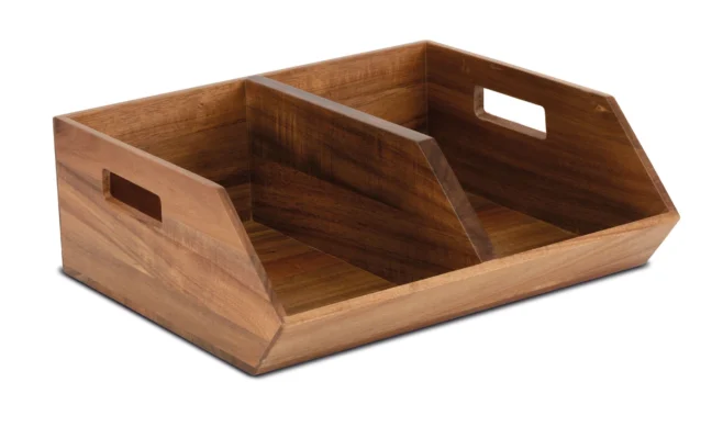 Trälåda dubbel stor 35x31 cm – Nova