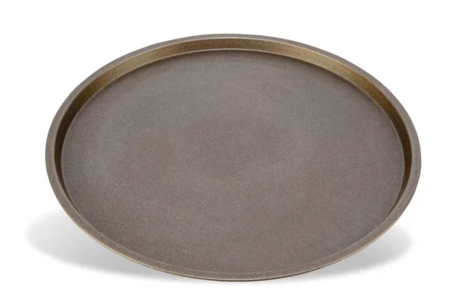 Serveringstallrik 18 cm – melamin, svart